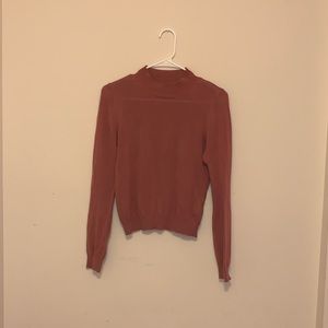 Mock turtleneck sweater